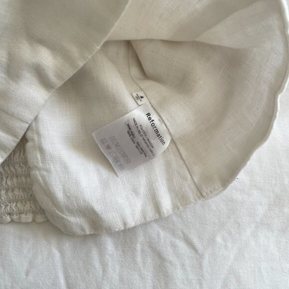 Reformation Linen Corset Top (sz 4) - Picture 9 of 9